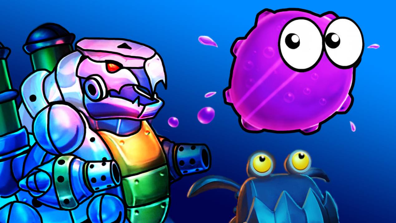 ЛИЗУН ГЛАЗАСТИК в подводном мире ЧАСТЬ#6 игра Goo Saga на канале Мистер Игрушкин