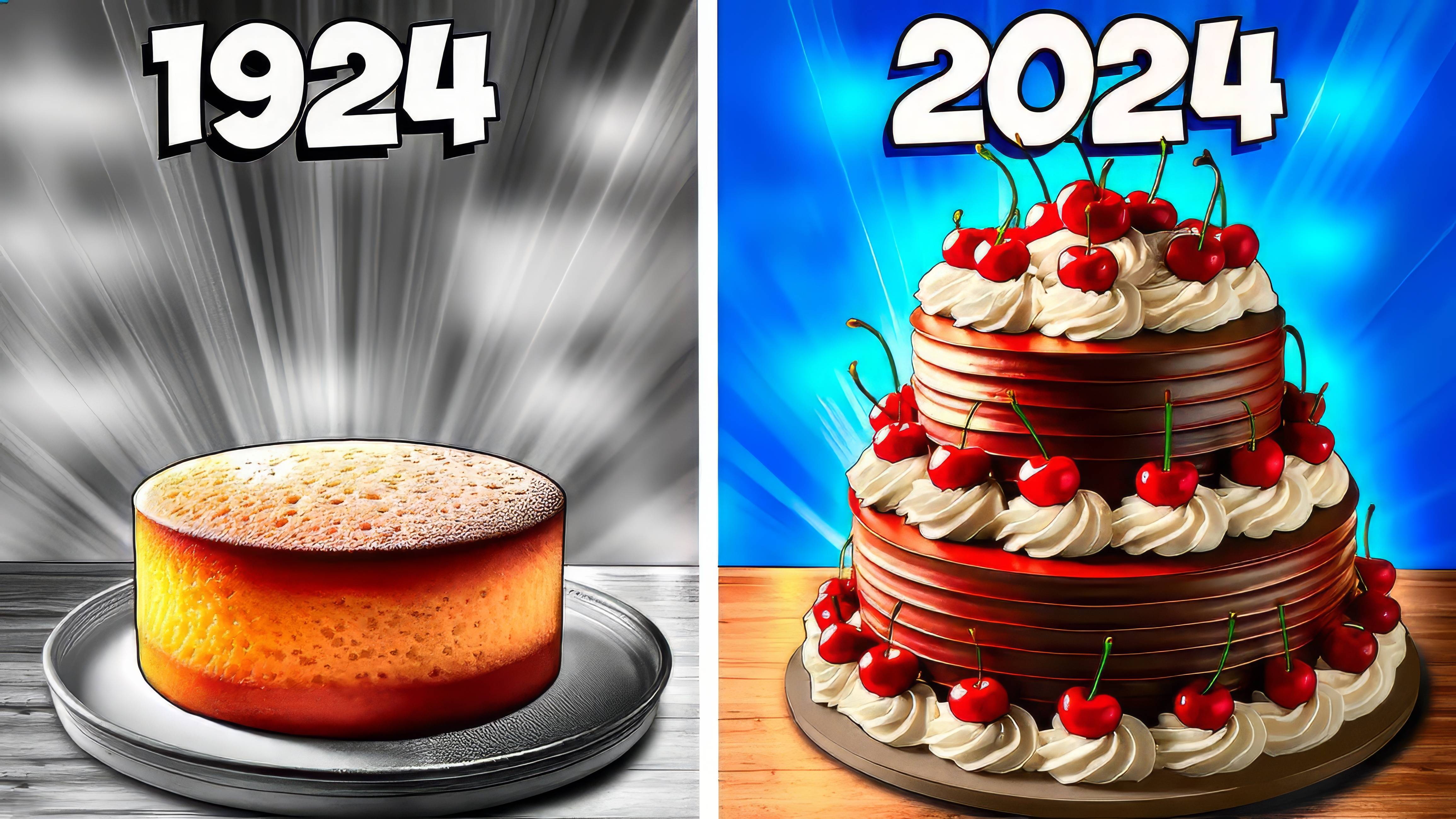 ТОРТ СЕЙЧАС vs 100 ЛЕТ НАЗАД ВАНЗАЙ vanzai