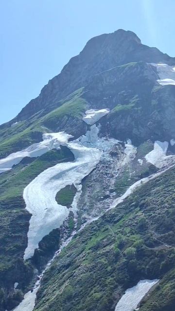 Лавина на Аибге #сочи #аибга #горы