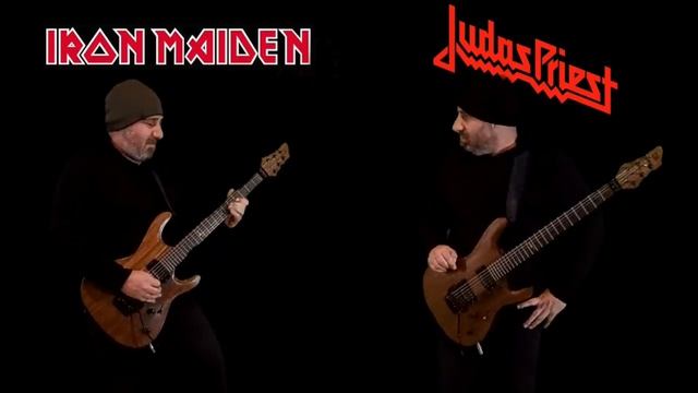 Iron Maiden VS Judas Priest (Guitar Riffs Battle)