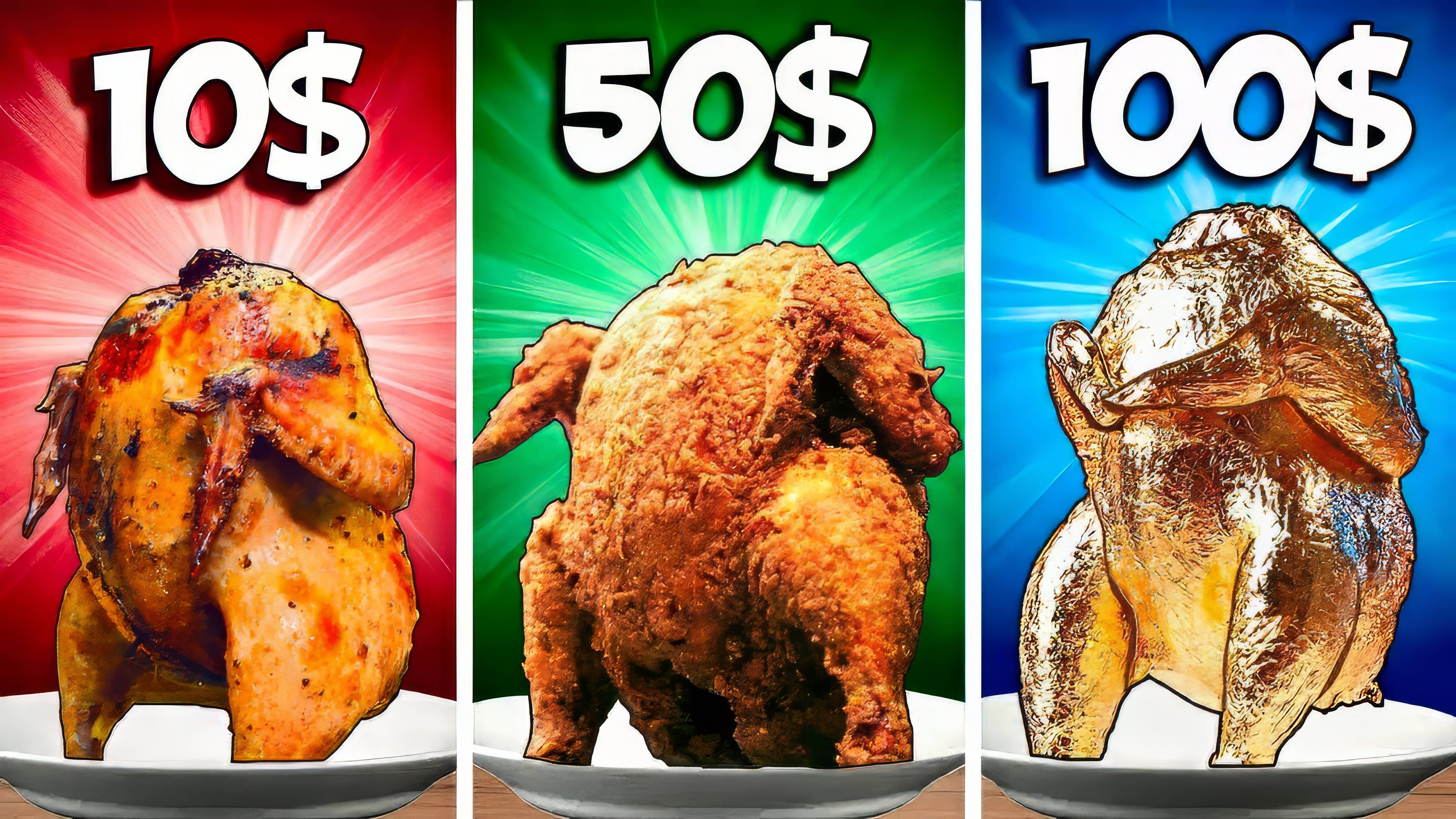 10$ VS 50$ VS 100$ КУРИЦА ВАНЗАЙ vanzai в 4K