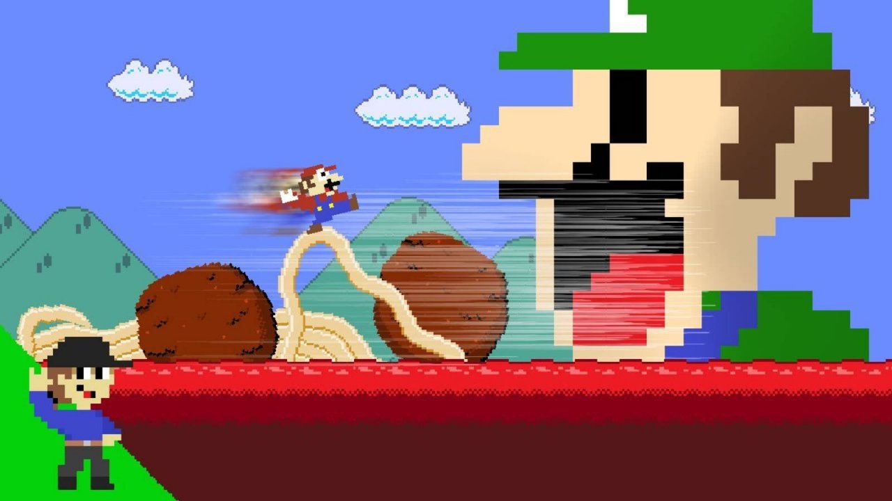 Повышение уровня: Марио и томатный соус