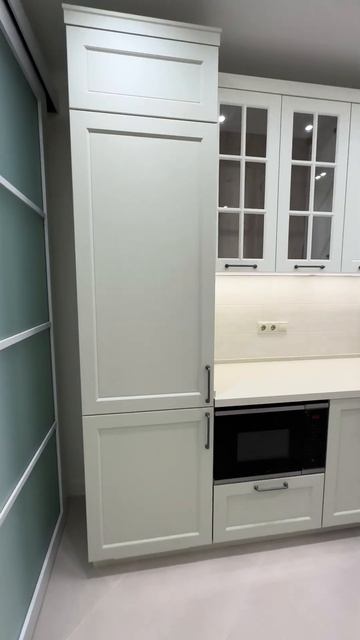 Смотрите, какая красота! Необычный дизайн кухни в ЖК Каширка.Like