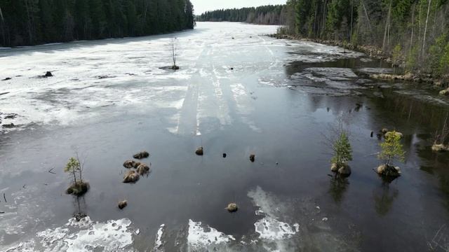 Пруд ВСЁ. РАВНО. растаял.😁 ТЕПЕРЬ ТОЛЬКО СПИННИНГ И ПОПЛАВОК.