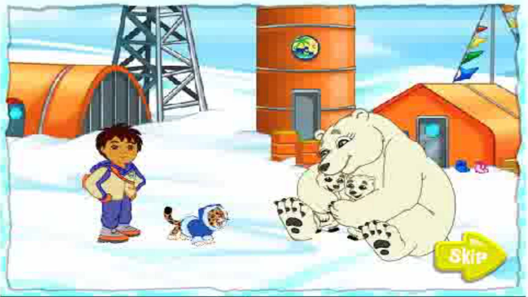 Диего: Спасение животных в Арктике