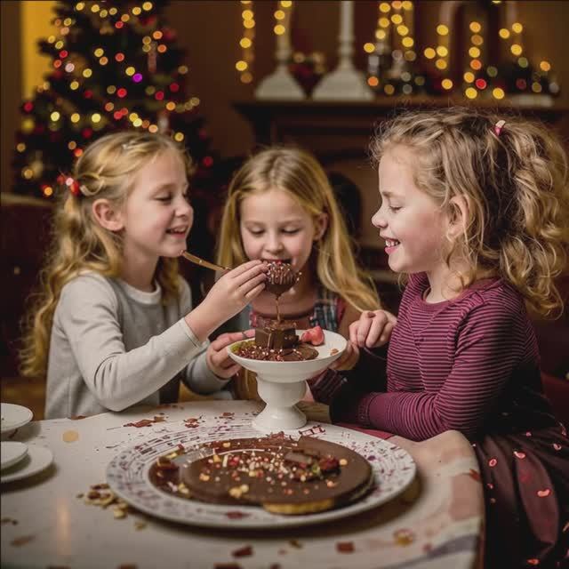 ЕДА к праздничному столу. «Шоколадный фондан с жидкой серединкой»