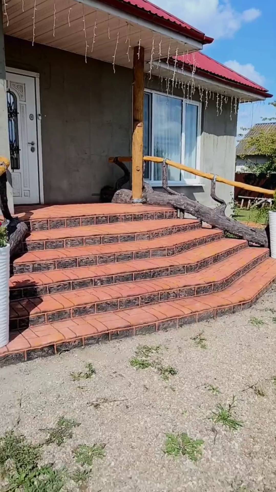 ступеньки  в  доме дорожка  из  арт бетона. мастер Санька. #сказочнаямастерскаяколесникова #