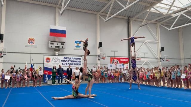 Показательное выступление на открытии Областных Весенних соревнований 6 апреля 2025г. Светлый