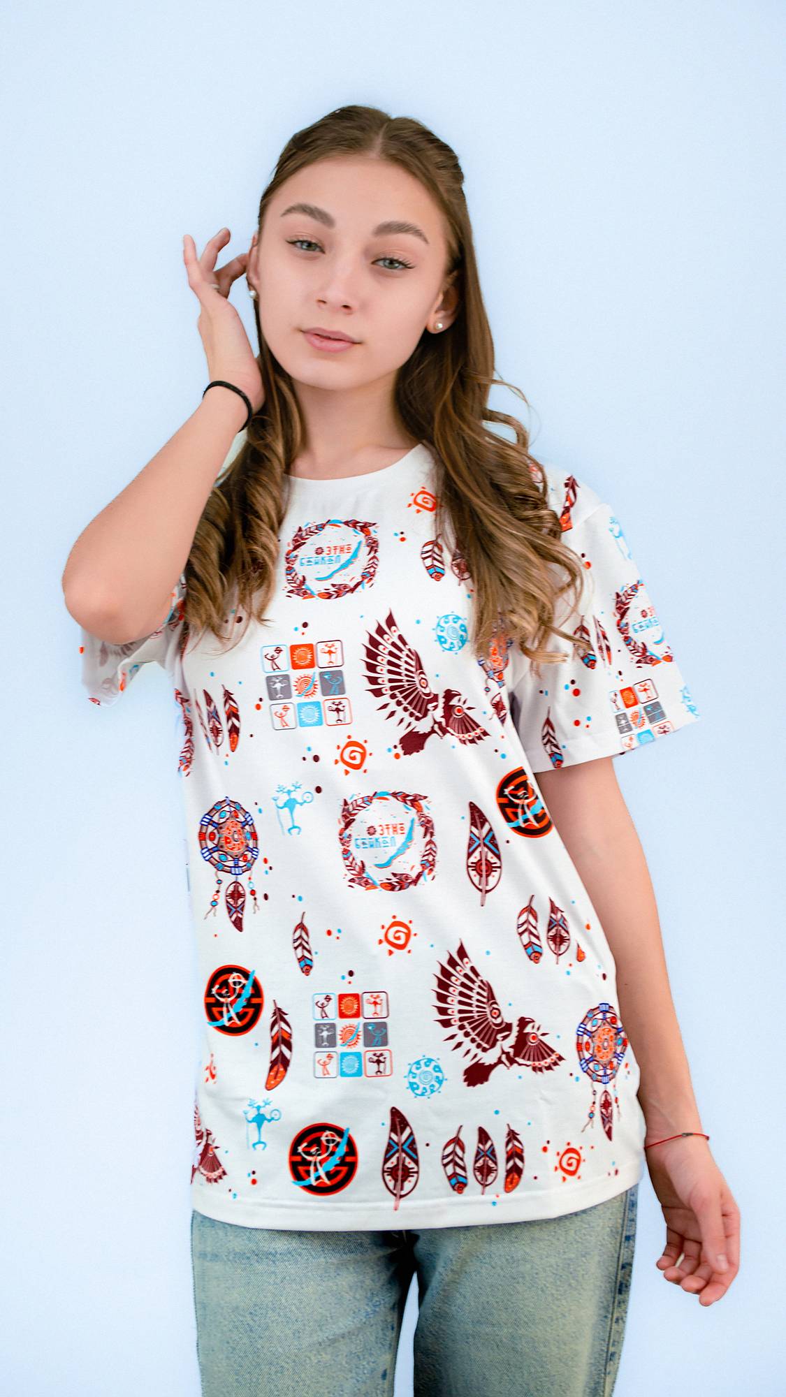 Футболка ЭТНО БАЙКАЛ (белая)