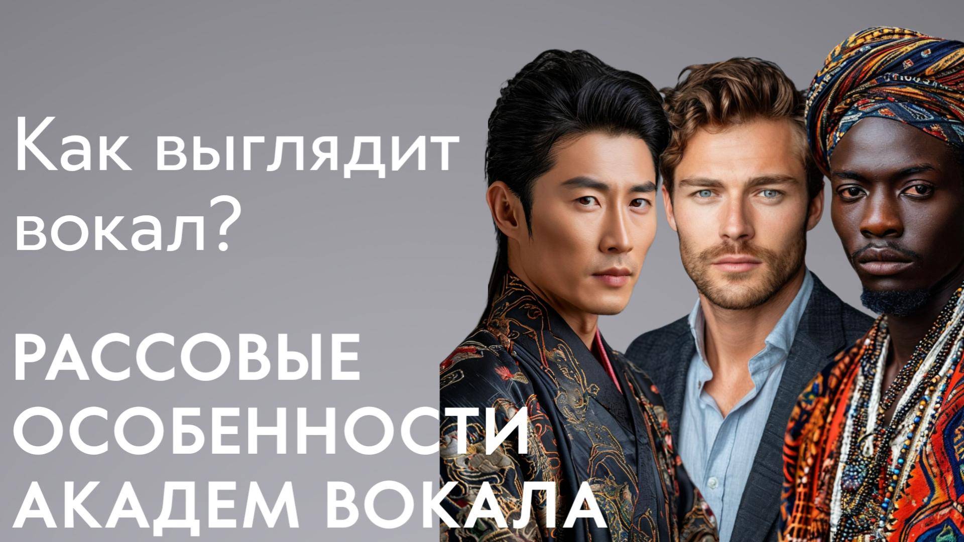 5. Расовые особенности академического вокала