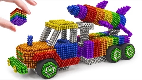 Как сделать транспортное средство для перевозки ядерных ракет из магнитных шарико