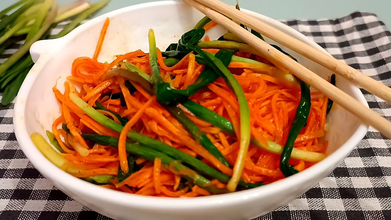 📌 Черемша по-корейски - хрустящая, сочная и очень яркая на вкус закуска