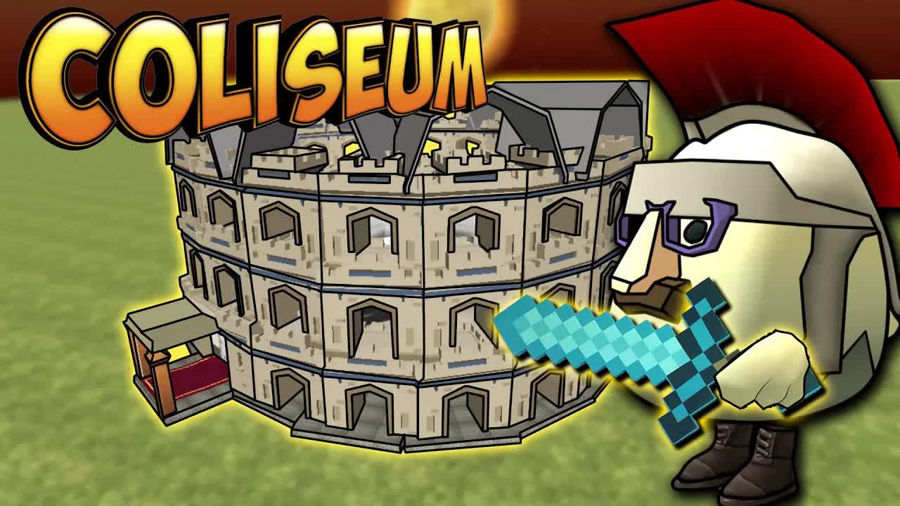 COLISEUM IN CHICKEN GUN! SHORT FILM Chicken gun - Colosseum!