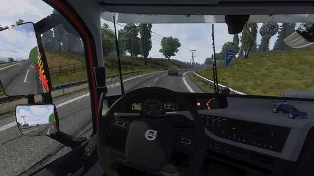 ETS2! Везу негабарит. промышленный теплообменник весом в 60 тонн!