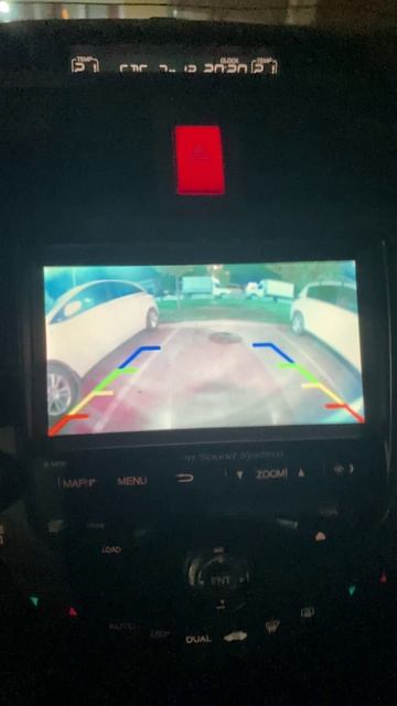 Демонстрация работы камеры заднего вида в Honda Accord 7 на ГУ Navi Premium Sound System