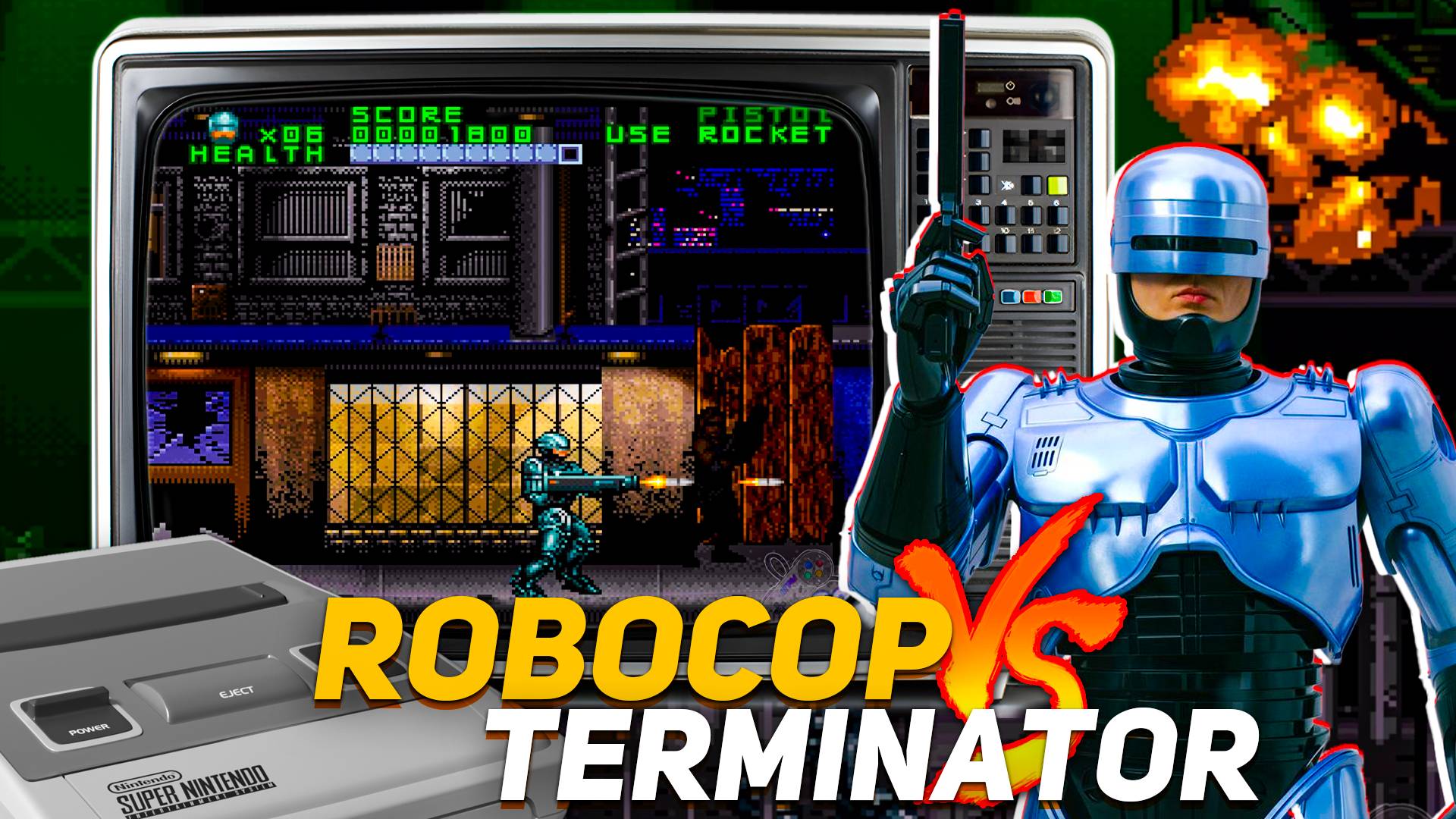 Робокоп vs Терминатора Super Nintendo Другая эпичная битва
