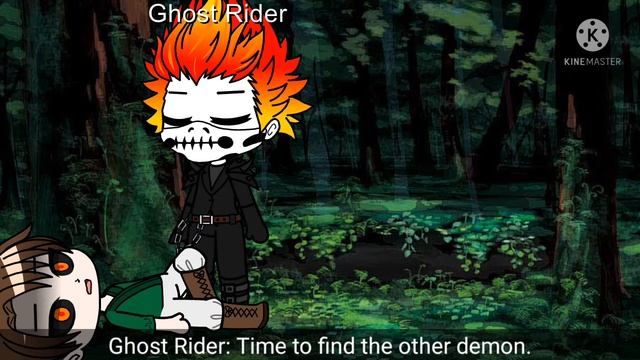 [Gacha Club] Ghost Rider meets Demon Slayer Part 1