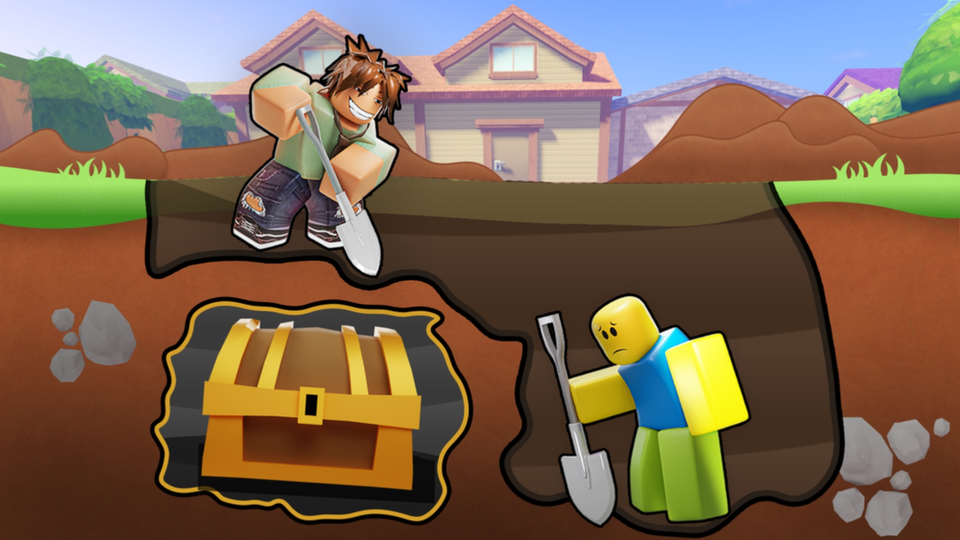 Выкопай задний двор в РОБЛОКСЕ, новый режим