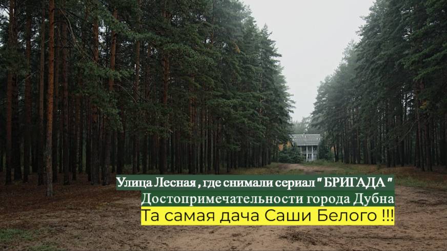 Дача Саши Белого /  Сериал  "Бригада" / Улица Лесная / Достопримечательности города Дубна / #16