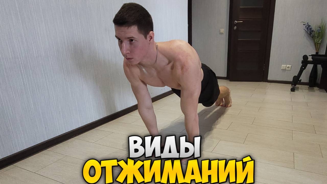 ВИДЫ ОТЖИМАНИЙ ОТ ПОЛА. Подробный разбор!