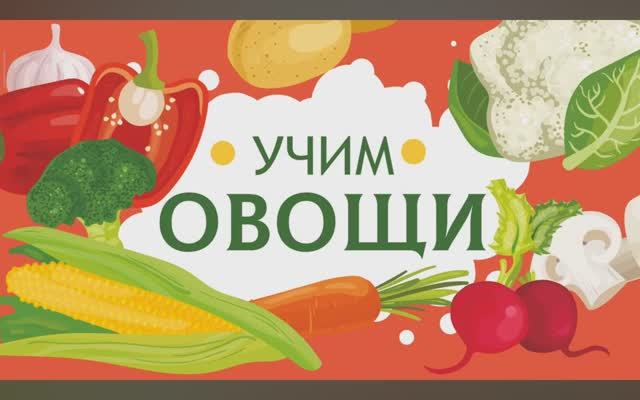 Карточки Домана. Овощи. Глобальное чтение. Учимся говорить. Запуск речи.