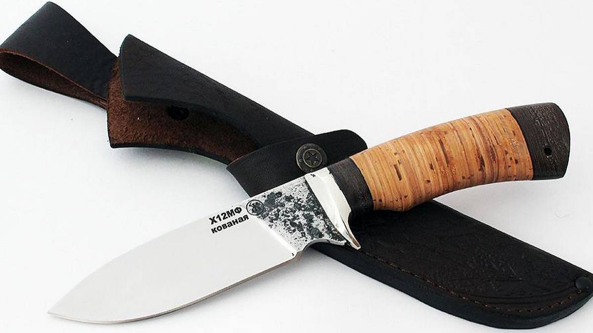 Нож "Бобр", сталь х12мф