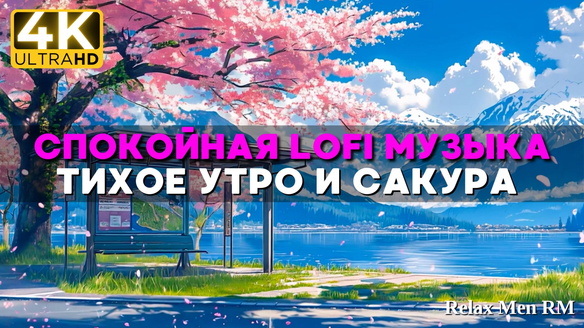Релакс LoFi музыка 🌿 Тихое утро, Сакура и спокойная музыка 🌸Мягкие ритмы Lofi Chill