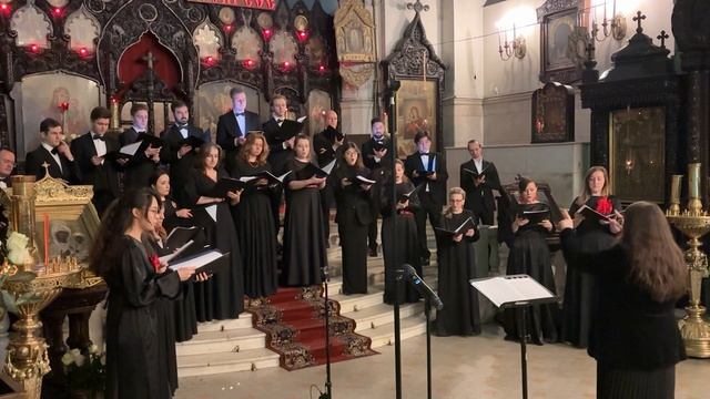 Тропарь Пасхи. Вокальный ансамбль "ARIELLE". Храм Воскресения Христова в Сокольниках.