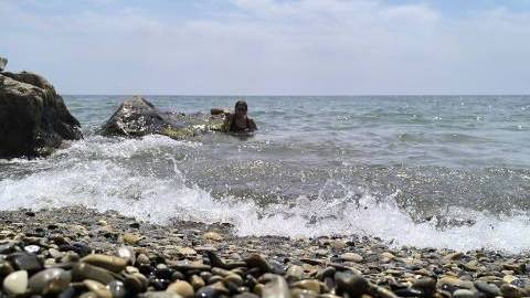 Пляжный отдых в Новомихайловском.