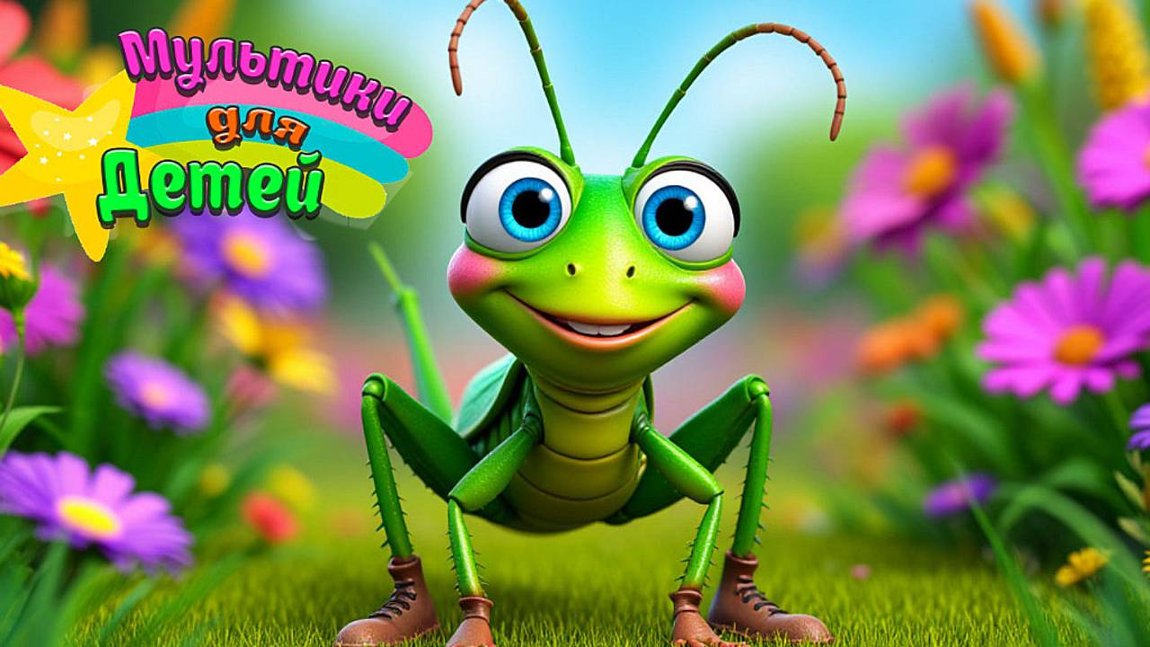 В ТРАВЕ СИДЕЛ КУЗНЕЧИК + Весёлый Мультик и Песенки для Детей + Развивающие Мультики для Малышей