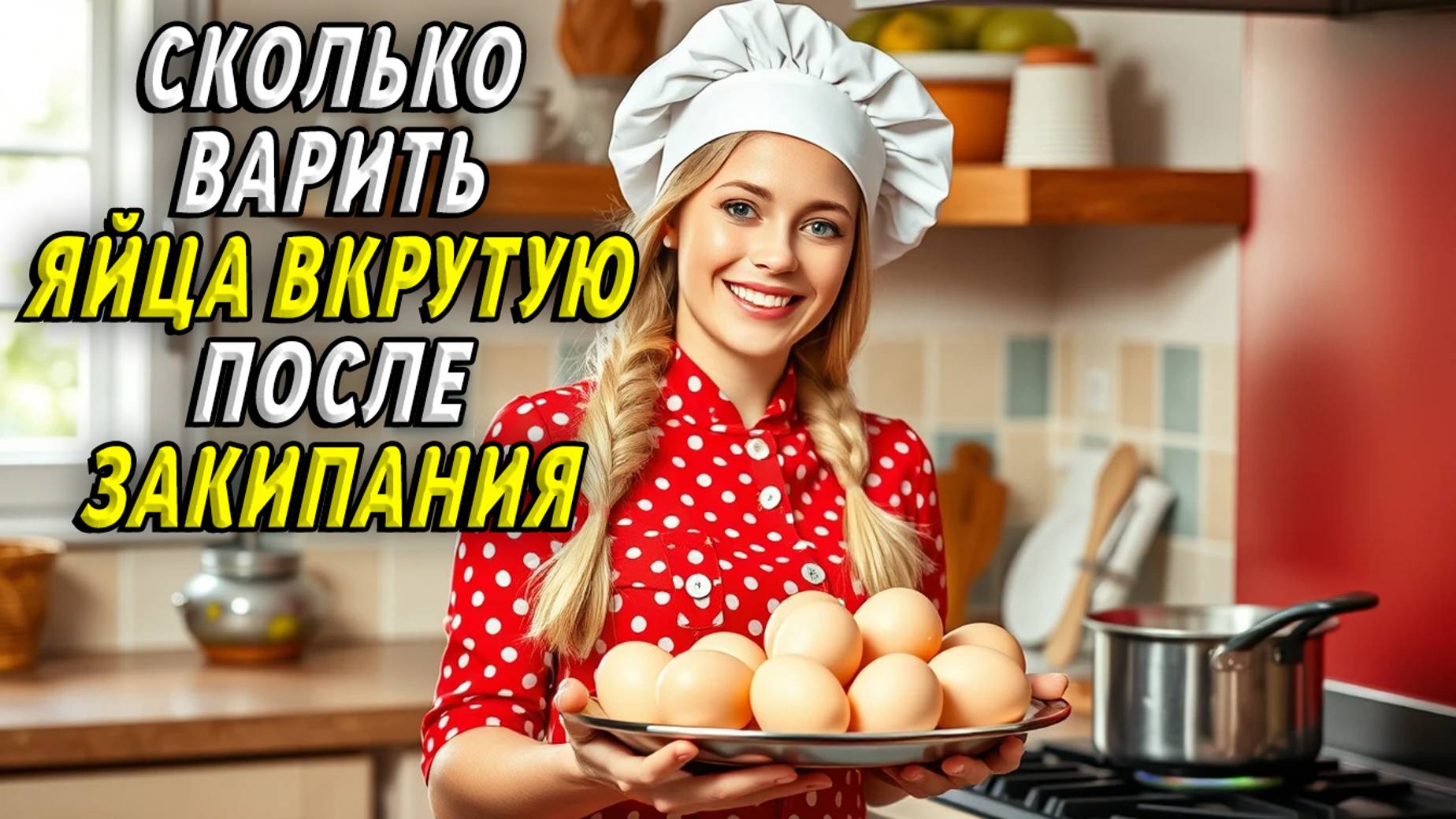 Сколько варить яйца вкрутую после закипания