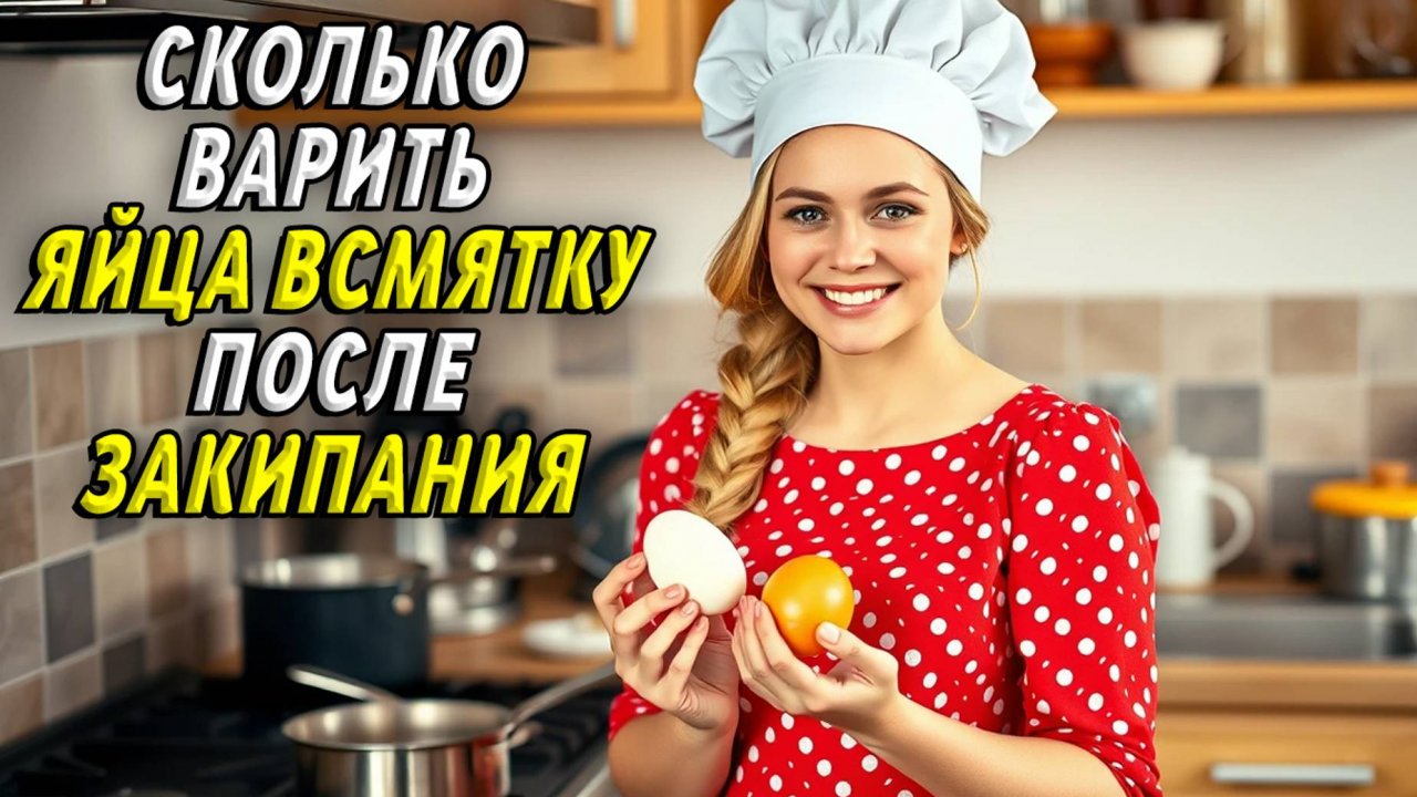 Сколько варить яйца всмятку после закипания