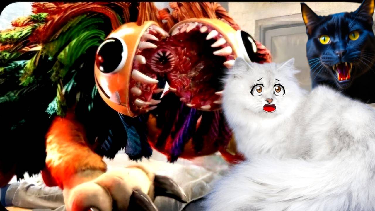 ЯРНАБИ НАПАДАЕТ НА КОШЕК???!!!