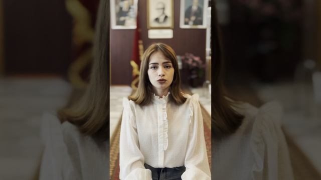 Бессмертный полк ЛГТУ 2025.  Студентка Металлургического института Александра Адильханова