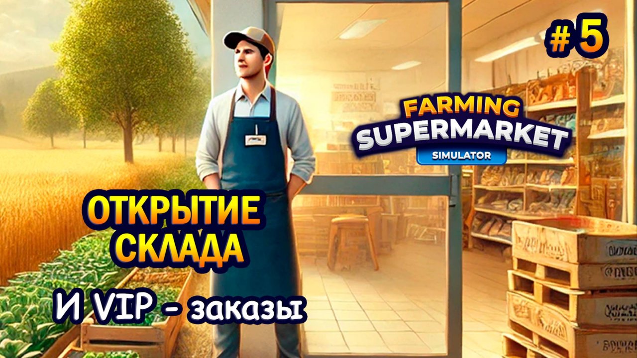 ОТКРЫТИЕ СКЛАДА | VIP -заказы ӏ Farming & Supermarket Simulator #5