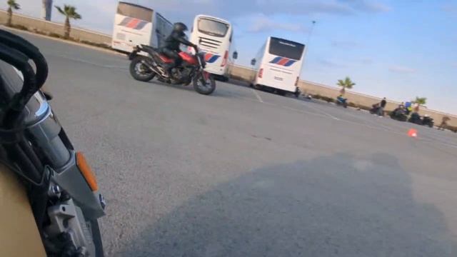 Первый опыт участия в мото джимхане.