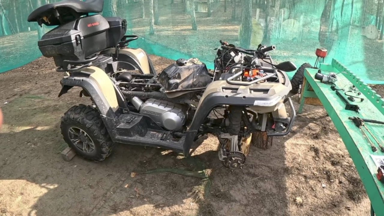 Установка электро усилителя руля на квадроцикл Линхай м550л (обзор-болталка)