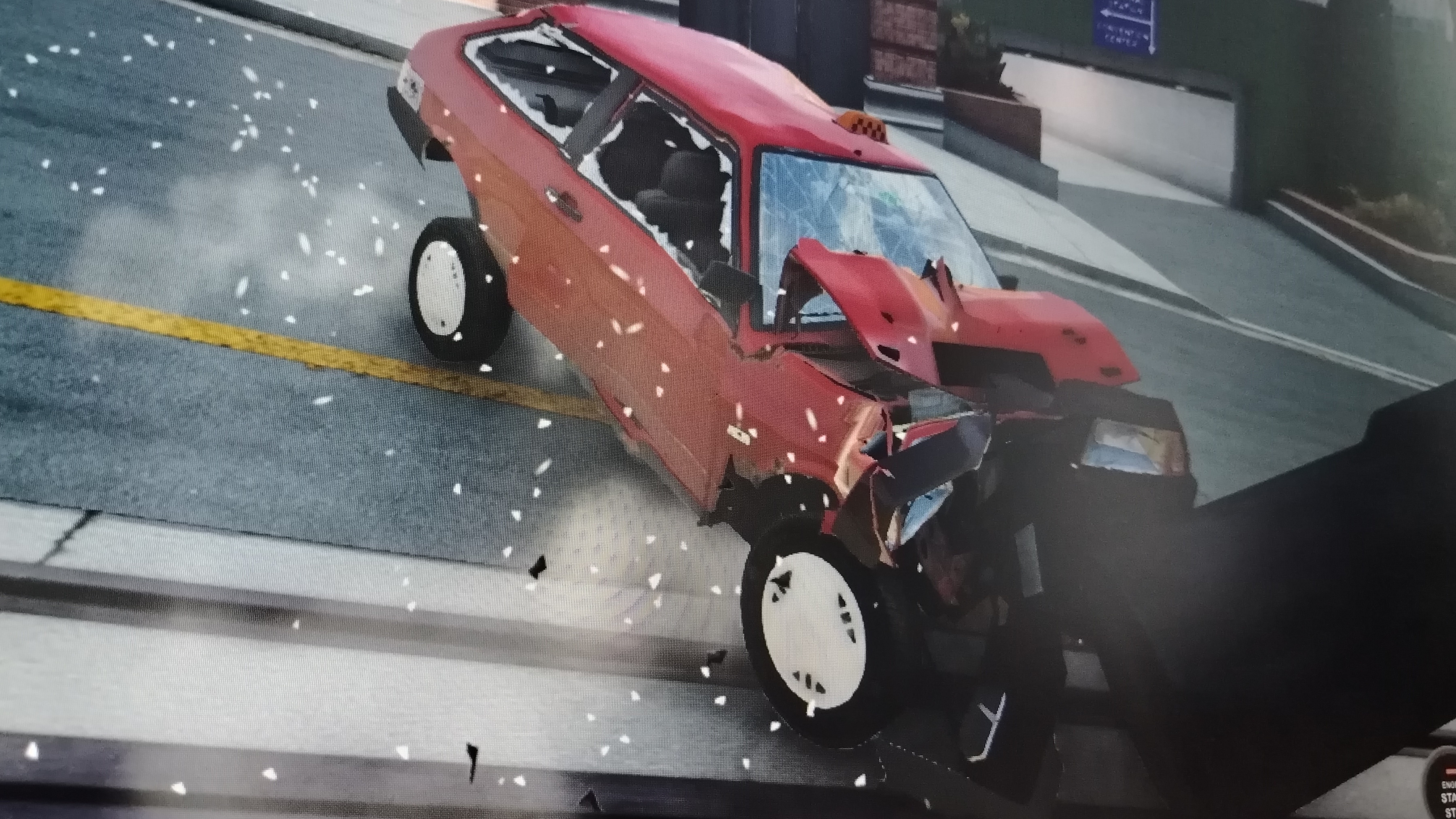 Ваз 2108 и молот.