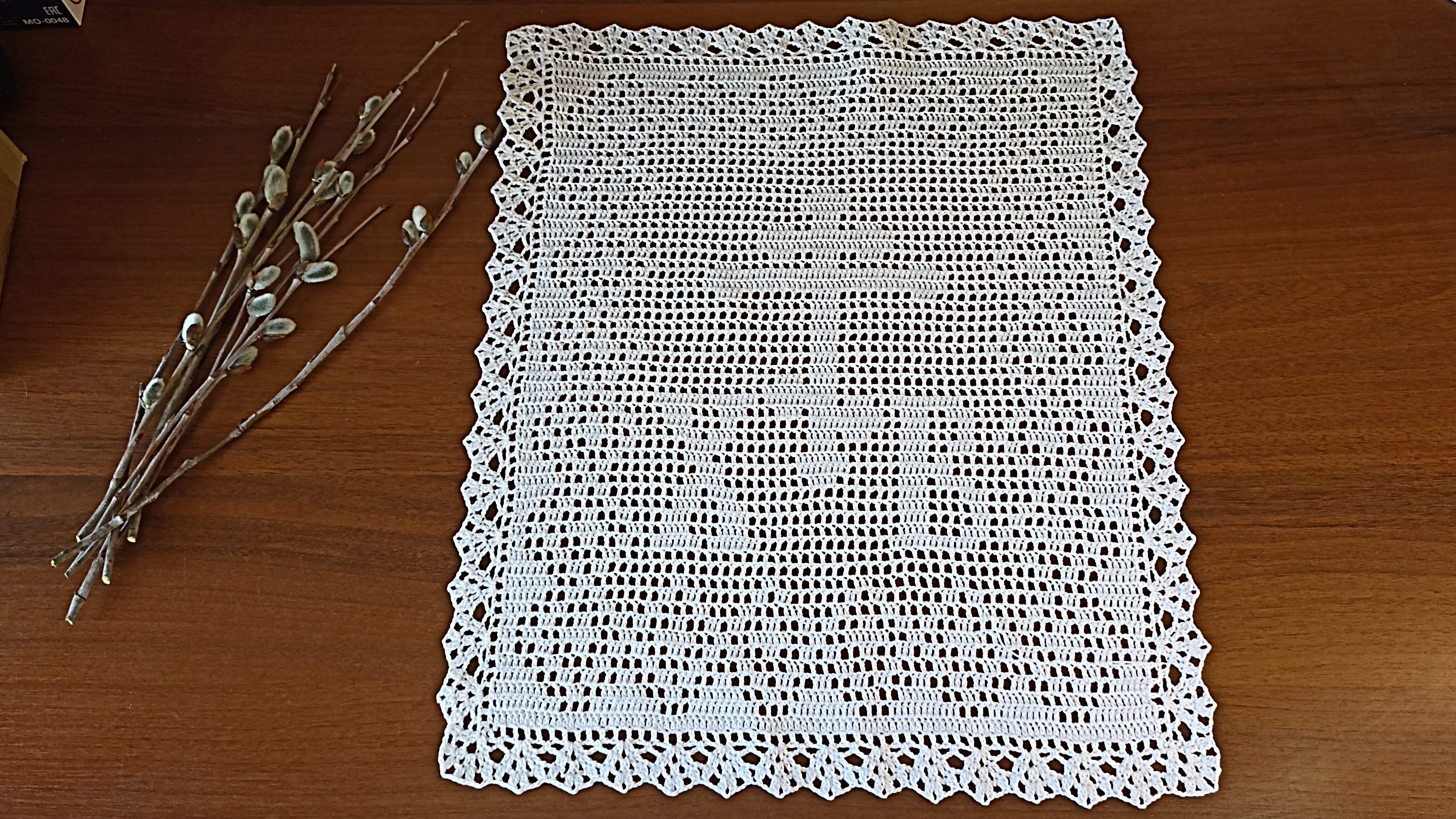 СП Красивая салфетка. Отчёт апрель. Пасхальная салфетка.