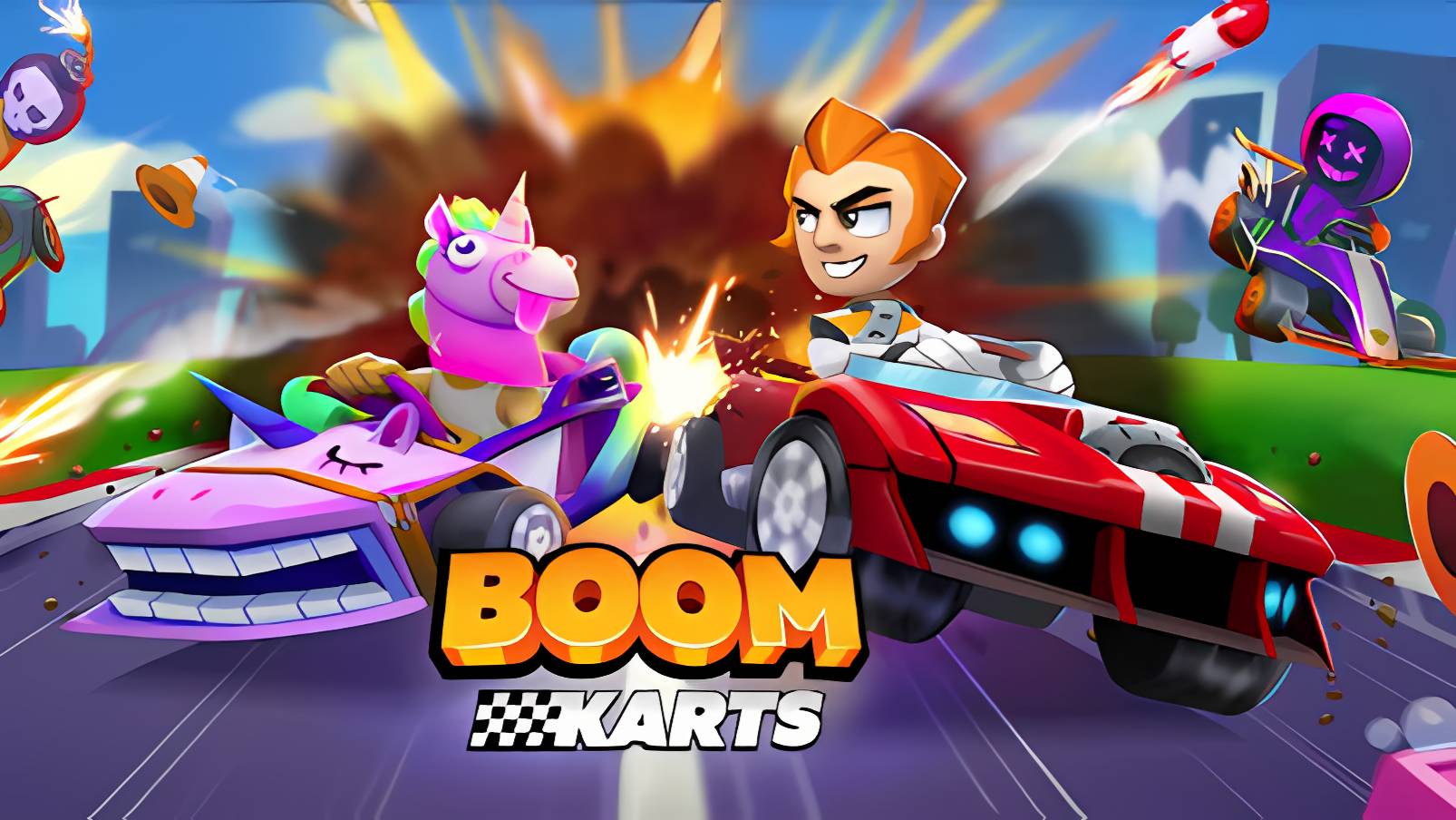Boom Karts Multiplayer Kart Racing игра для Android🔘🔵🔴 🅰🅽🅳🆁🅾🅸🅳🅿🅻🆄🆂👹 #BoomKarts