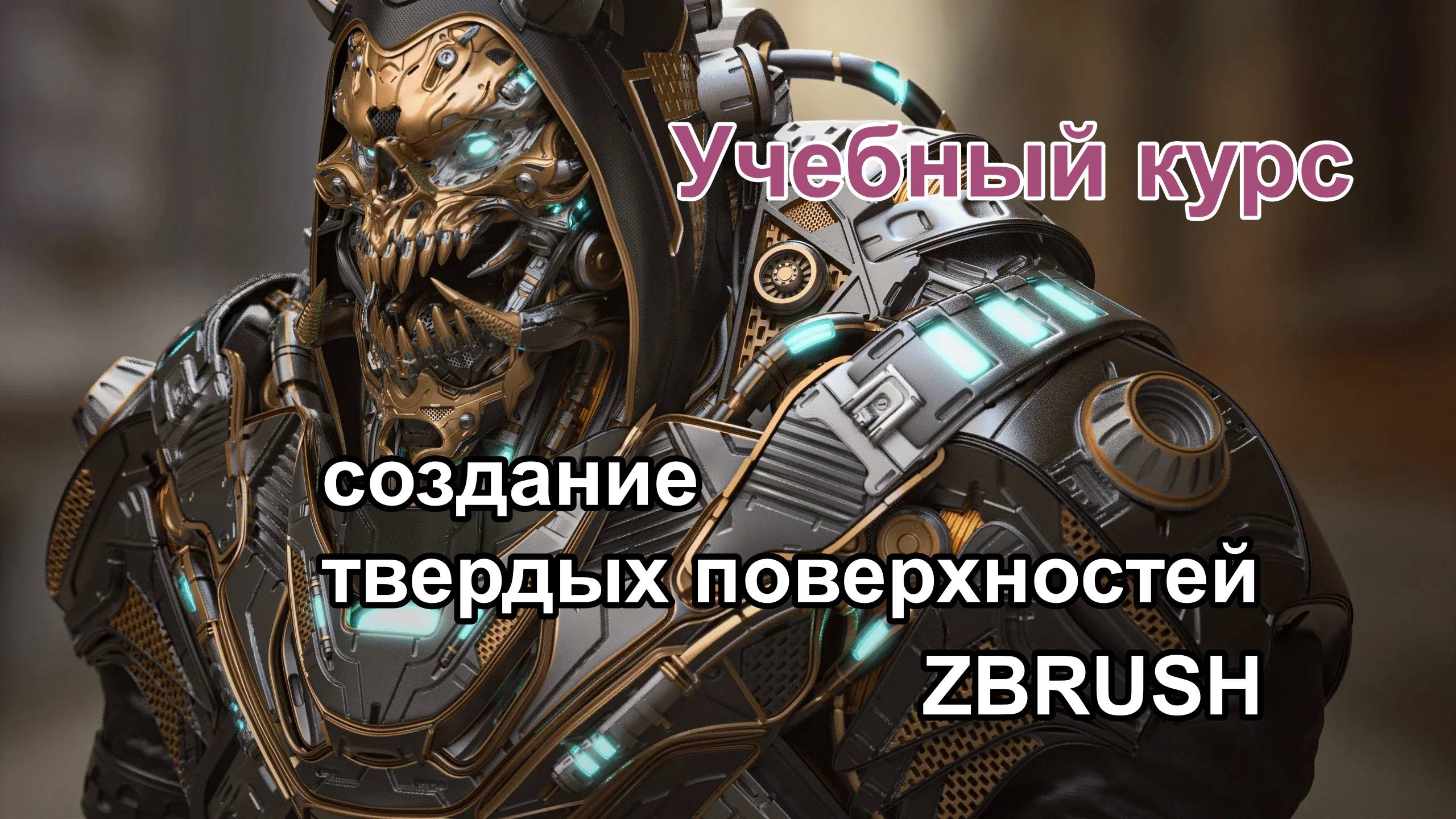 Расширенный курс создания твердых поверхностей в ZBrush. Часть 6 Заключительная