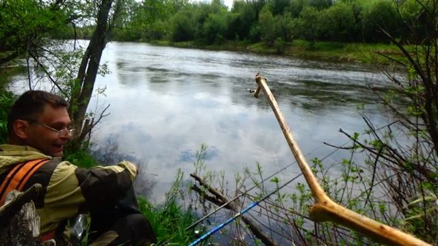 Рыбалка на Язя. Свалился весной на рыбалке в речку.