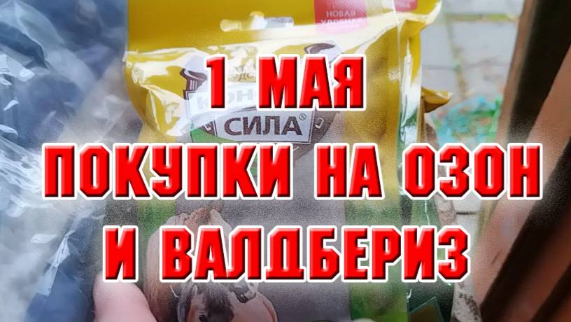 1 мая. Что я купила на Озон и Валдбериз