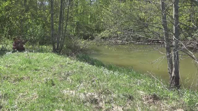 Рыбалка 28 апреля на поплавок на малой реке - поучительная рыбалка