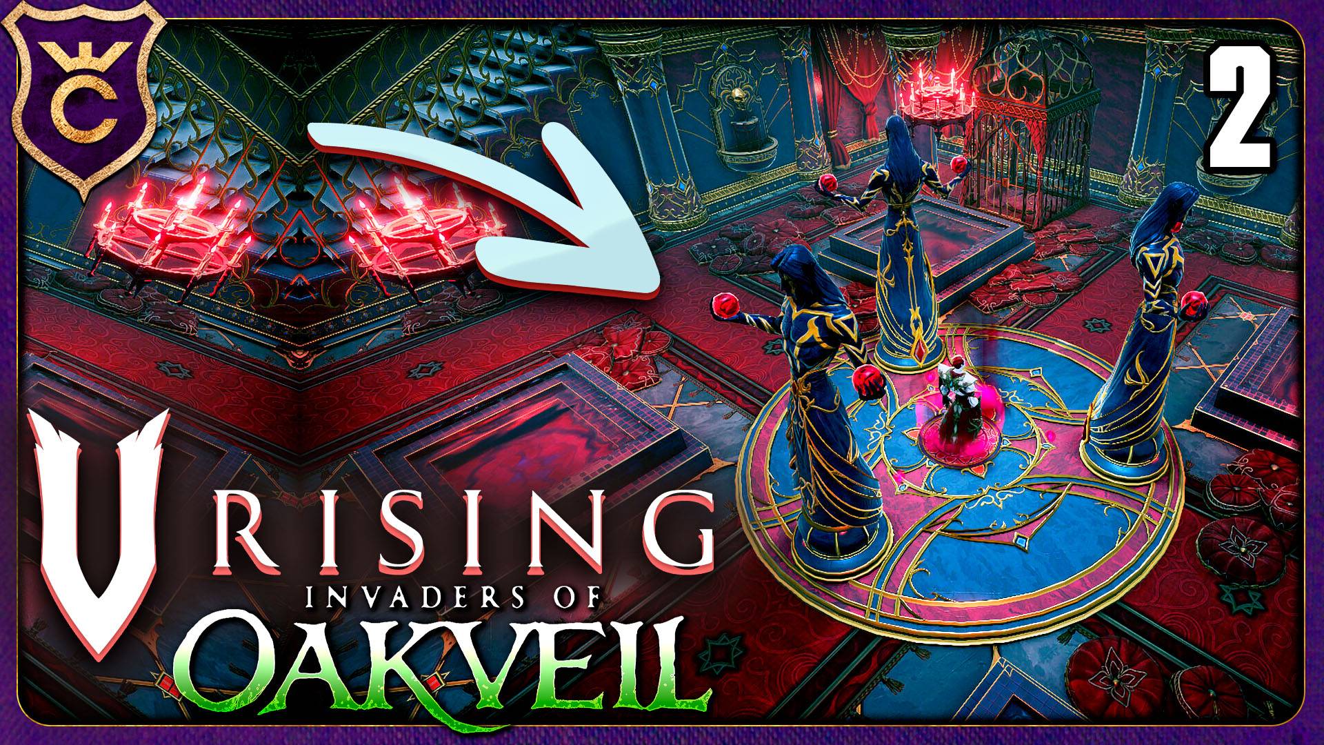 ОЧЕНЬ КРАСИВЫЙ ТЕЛЕПОРТ ИЗ DLC! 2 V Rising Oakveil Update