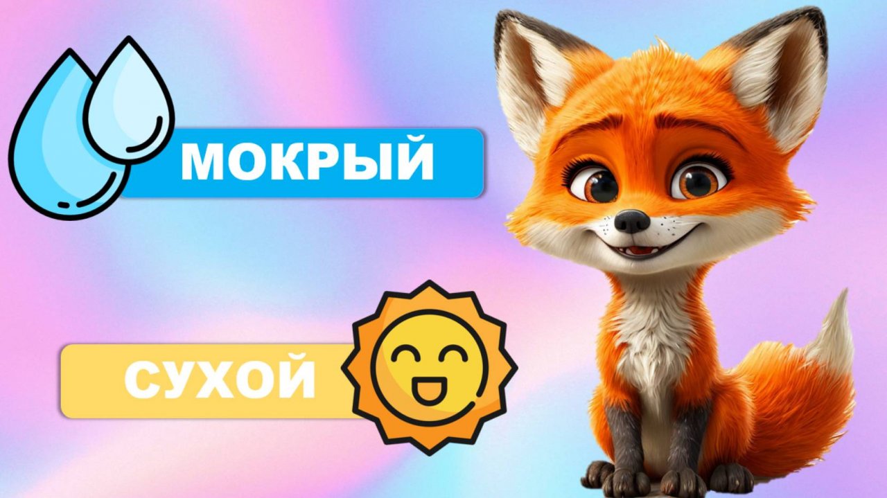 Видео для малышей, запуск речи. Первые слова малыша, учимся говорить. Лисенок ТВ