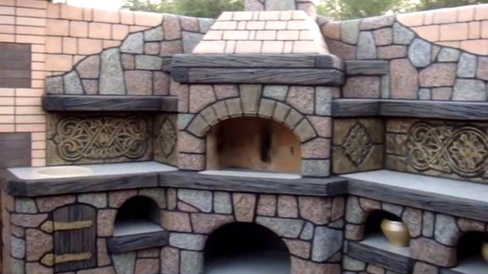 зона барбекю работа мастера Сергей Гриценко. город Ставрополь