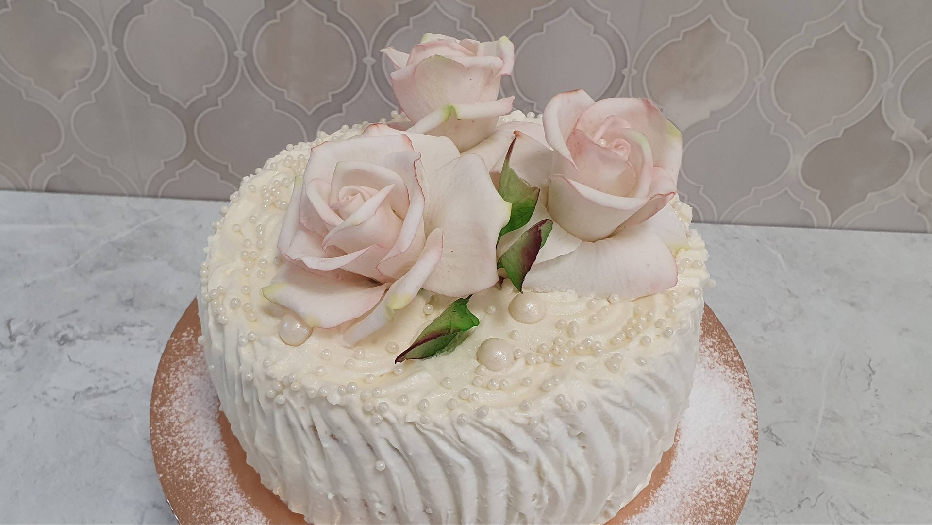 Изумительный ТОРТ с букетом сахарных роз,🌹абсолютная реалистичность.🤗