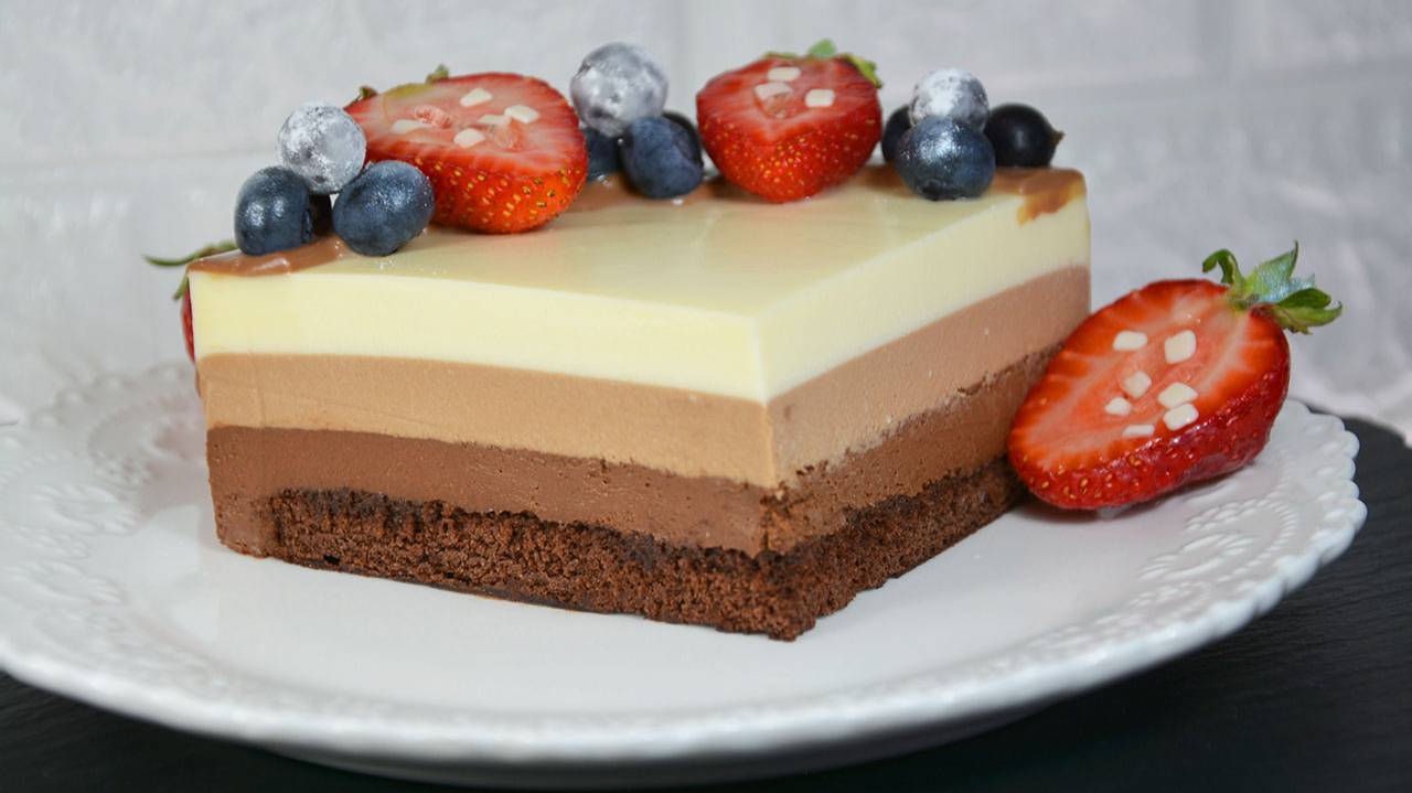 🍫 Торт ТРИ ШОКОЛАДА 🎂 Легендарный муссовый торт, от которого невозможно оторваться! 💫