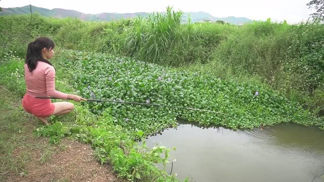 Ловля змееголова на крючок #fishing